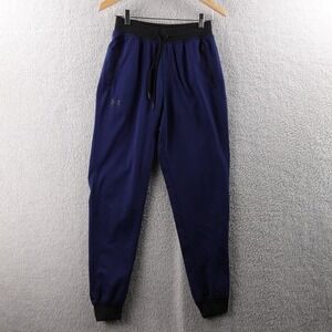 Under Armour Men's ColdGear Navy Blue Jogger Sweatpants Size S/P